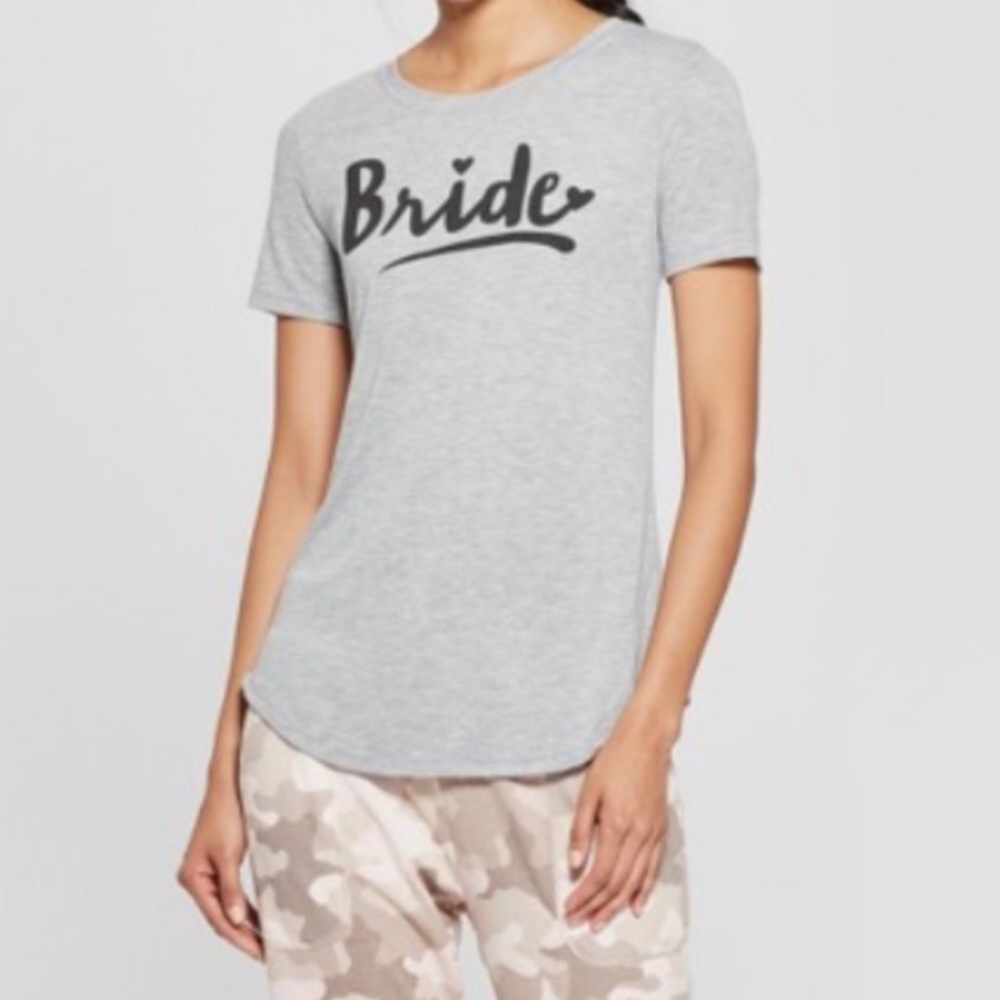 Love & Cherish “Bride” Gray Tee